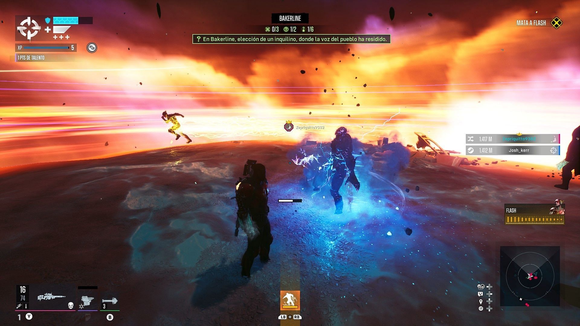 While the boss fights are spectacular, they lack the engagement factor necessary to make them fun (Image via Rocksteady Studios)